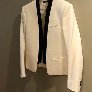 Balmain X HM Ivory Black Fitted Blazer 36R
